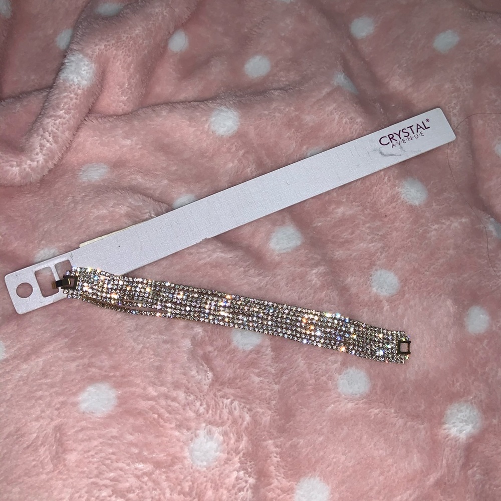 Diamond gold bracelet